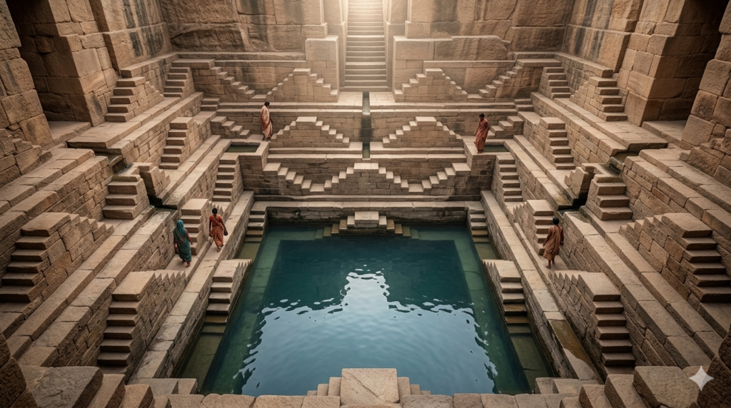 The Stone-Cut Sovereignty: Decoding the 4,500-Year-Old Hydraulic Genius of Dholavira image4