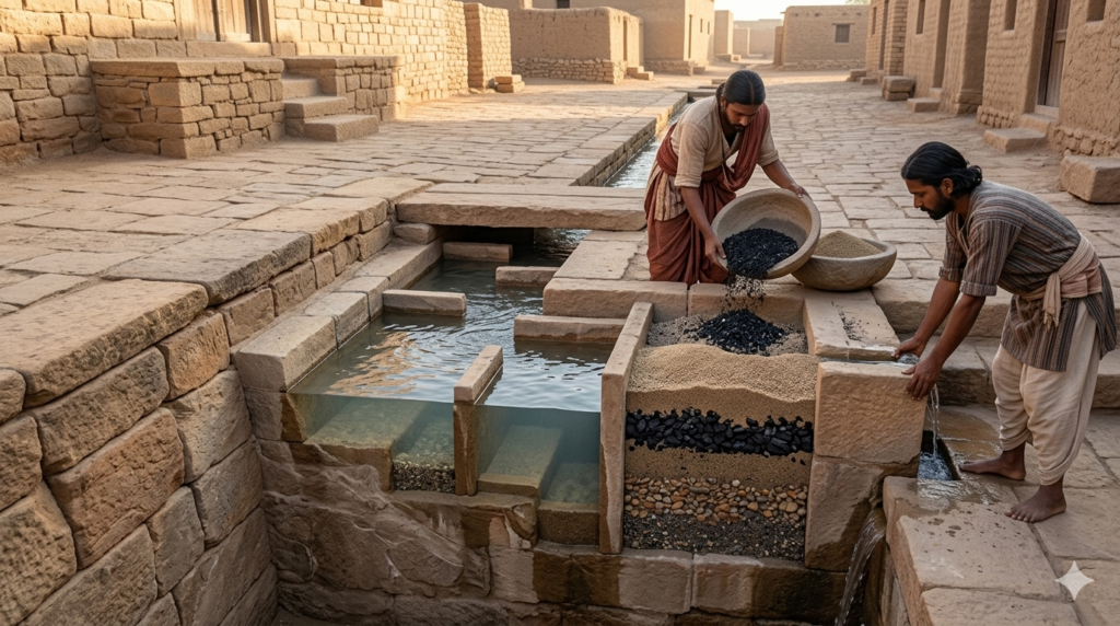 The Stone-Cut Sovereignty: Decoding the 4,500-Year-Old Hydraulic Genius of Dholavira image6