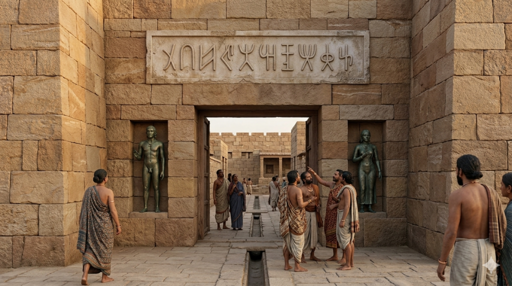The Stone-Cut Sovereignty: Decoding the 4,500-Year-Old Hydraulic Genius of Dholavira image7