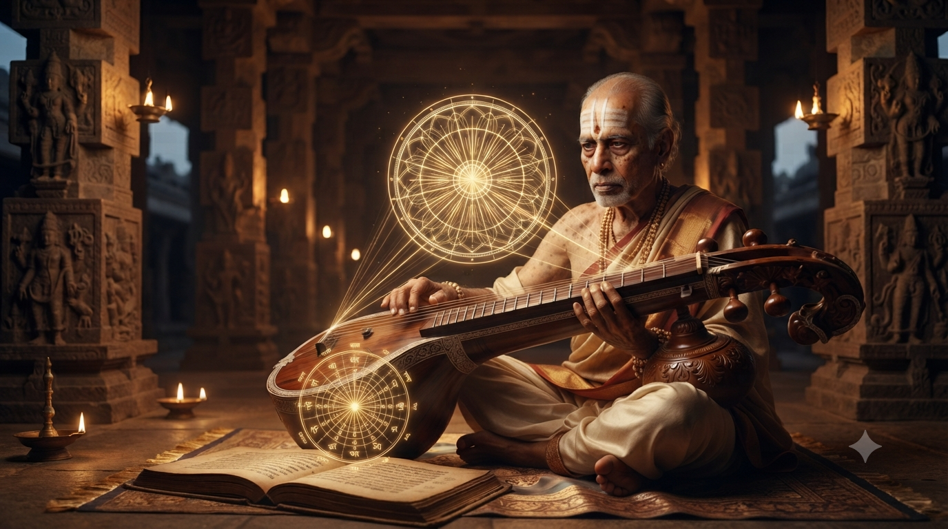 The Geometry of Sound: How Ancient India Quantified Raga cover raga1
