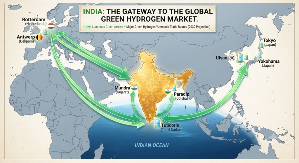 Fueling the Future: India’s Roadmap to Becoming a Global Green Hydrogen Hub The Gateway to the Global Green Hydrogen Market